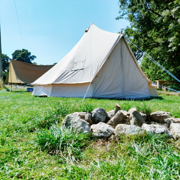 Camping at Coedfryn Farm, Pembrokeshire