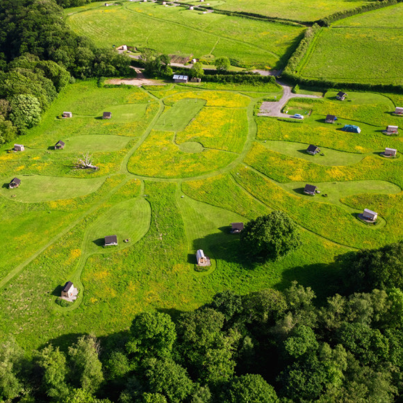 Camping field at Cowpots, Whitland.