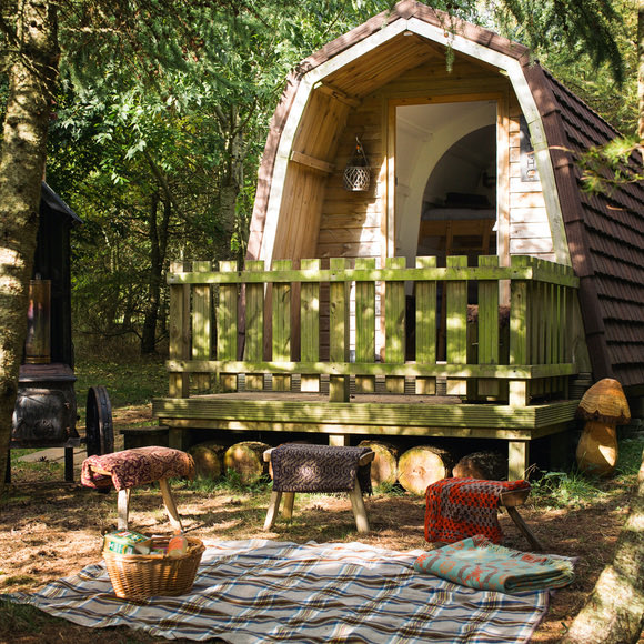 Glamourous woodland camping in deepest Pembrokeshire.