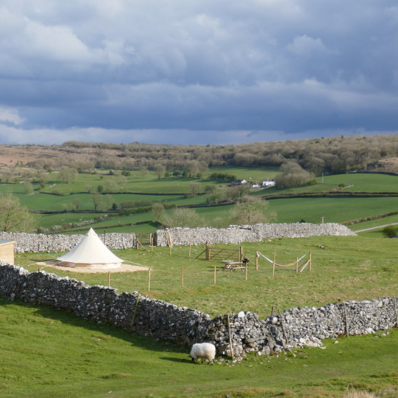 Campimg and glampoing in the South Lakes, Cumbria.