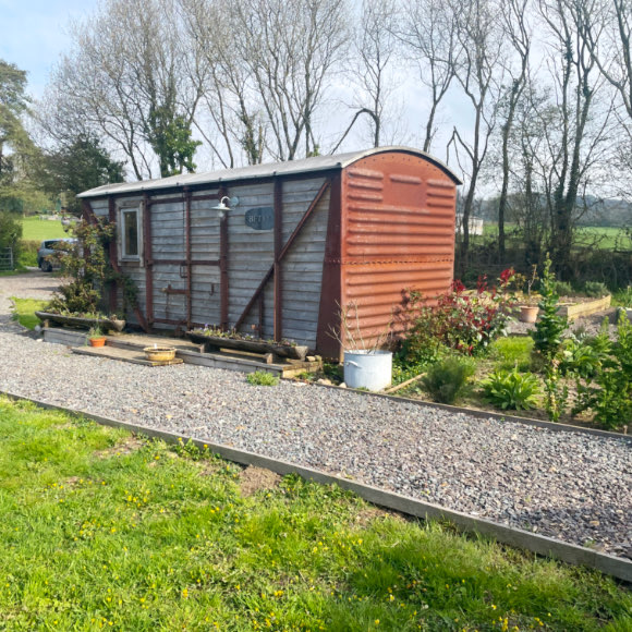 Campers faclities at The Sanctuary Campsite in Devon.