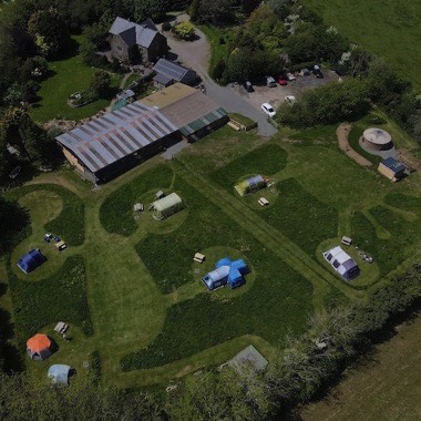 Quarry Park Camping, Wiston, Pembrokeshire.